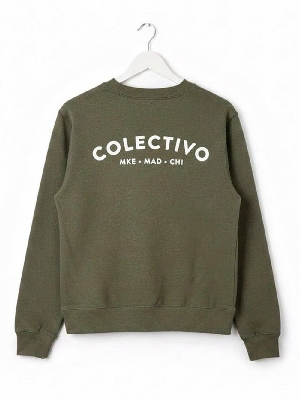 Colectivo local Chicago Coffee Shop Green Sweatshirt Like New